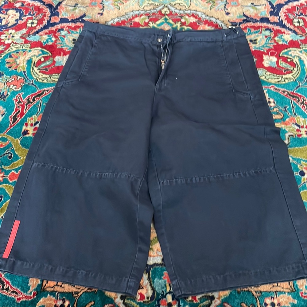 Prada navy blue shorts